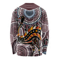 Aboriginal Pattern Bird Long Sleeve Shirt