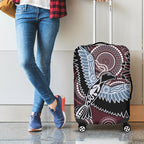 Aboriginal Pattern Bird Luggage Cover