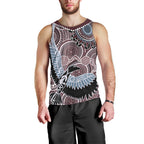Aboriginal Pattern Bird Men Tank Top