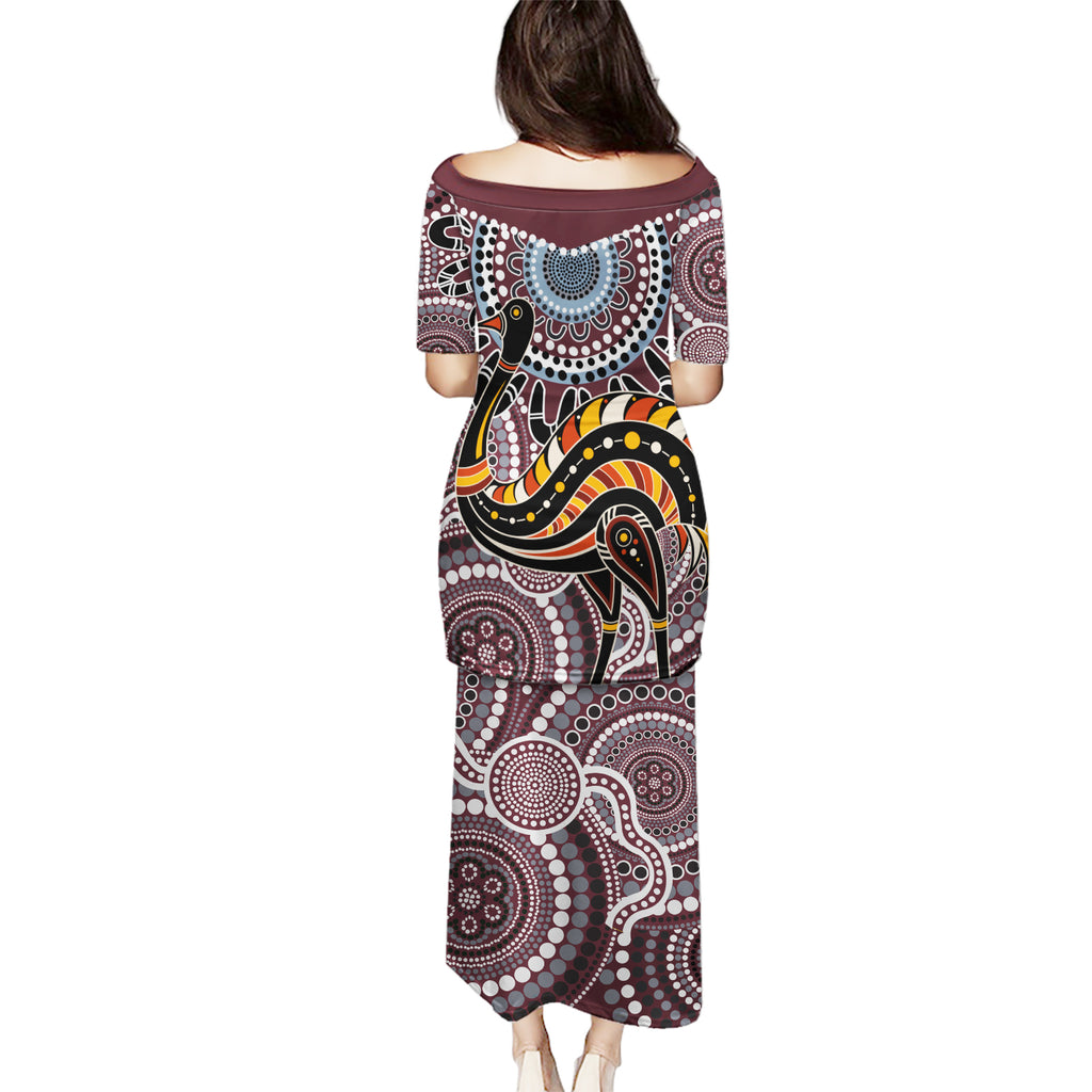 Aboriginal Pattern Bird Puletasi