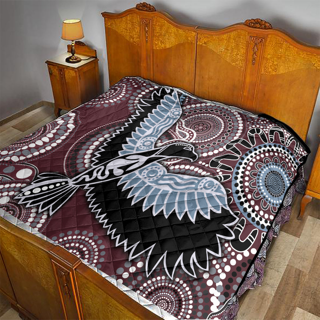 Aboriginal Pattern Bird Quilt