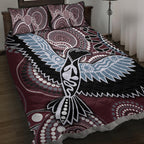 Aboriginal Pattern Bird Quilt Bed Set