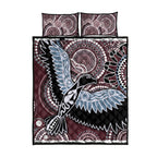 Aboriginal Pattern Bird Quilt Bed Set