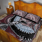 Aboriginal Pattern Bird Quilt Bed Set