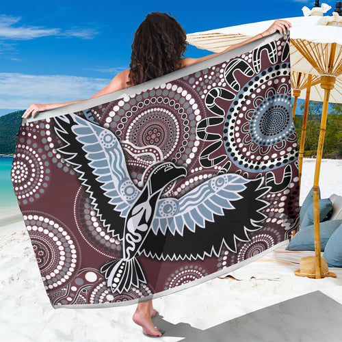 Aboriginal Pattern Bird Sarong