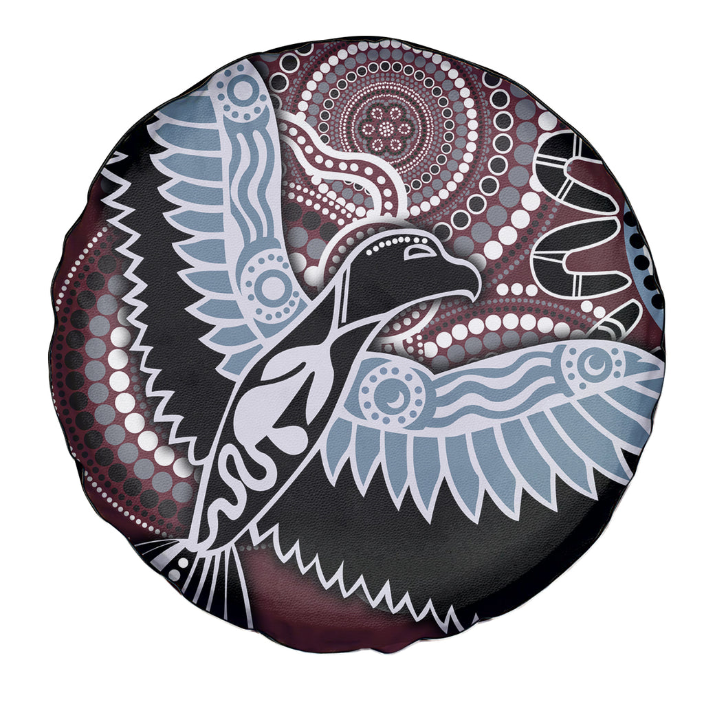 Aboriginal Pattern Bird Spare Tire Cover
