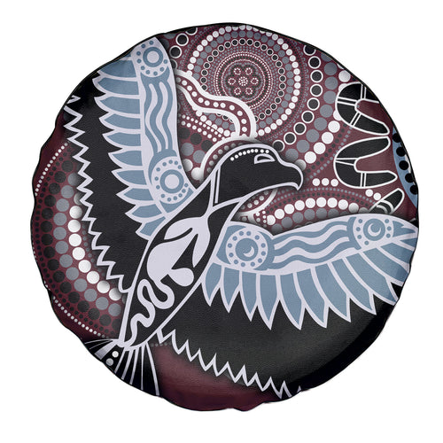 Aboriginal Pattern Bird Spare Tire Cover