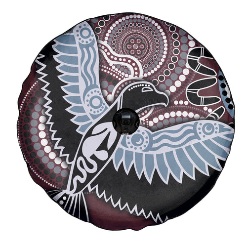 Aboriginal Pattern Bird Spare Tire Cover