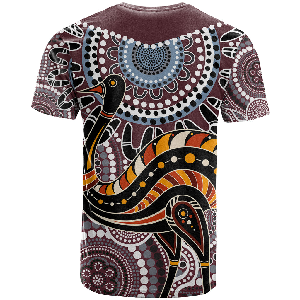 Aboriginal Pattern Bird T Shirt