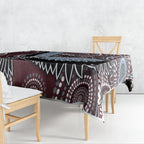Aboriginal Pattern Bird Tablecloth