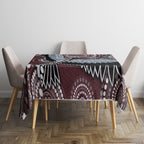 Aboriginal Pattern Bird Tablecloth