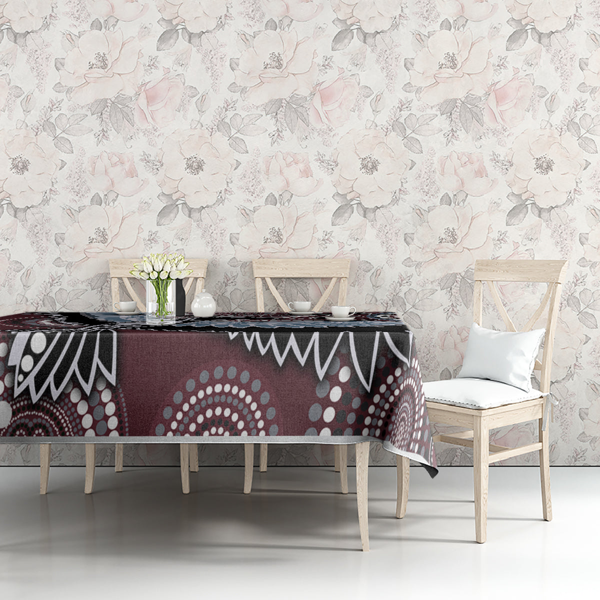 Aboriginal Pattern Bird Tablecloth