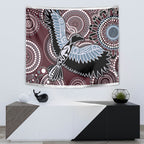 Aboriginal Pattern Bird Tapestry