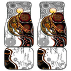 Aboriginal Kangaroo Pattern Dot Art Car Mats