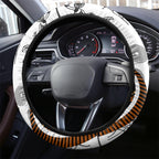 Aboriginal Kangaroo Pattern Dot Art Steering Wheel Cover