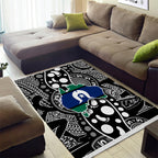 Torest Trait Islands Map Mix Aboriginal Pattern Area Rug