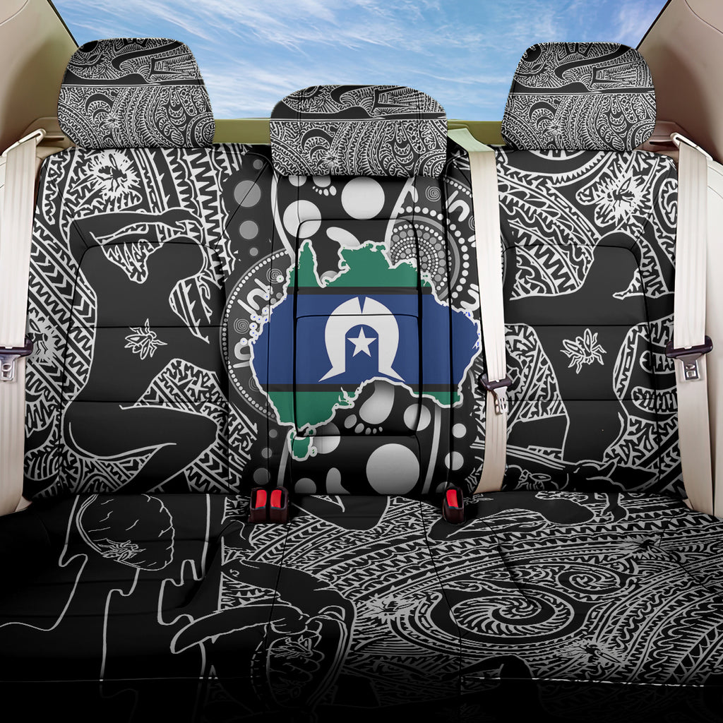 Torest Trait Islands Map Mix Aboriginal Pattern Back Car Seat Cover