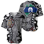 Torest Trait Islands Map Mix Aboriginal Pattern Baseball Jersey