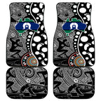 Torest Trait Islands Map Mix Aboriginal Pattern Car Mats