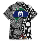 Torest Trait Islands Map Mix Aboriginal Pattern Family Matching Puletasi and Hawaiian Shirt