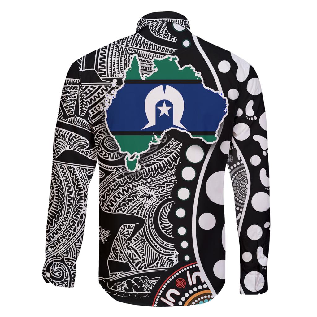 Torest Trait Islands Map Mix Aboriginal Pattern Family Matching Puletasi and Hawaiian Shirt