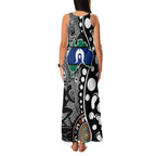Torest Trait Islands Map Mix Aboriginal Pattern Family Matching Tank Maxi Dress and Hawaiian Shirt