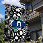 Torest Trait Islands Map Mix Aboriginal Pattern Garden Flag
