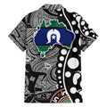 Torest Trait Islands Map Mix Aboriginal Pattern Hawaiian Shirt