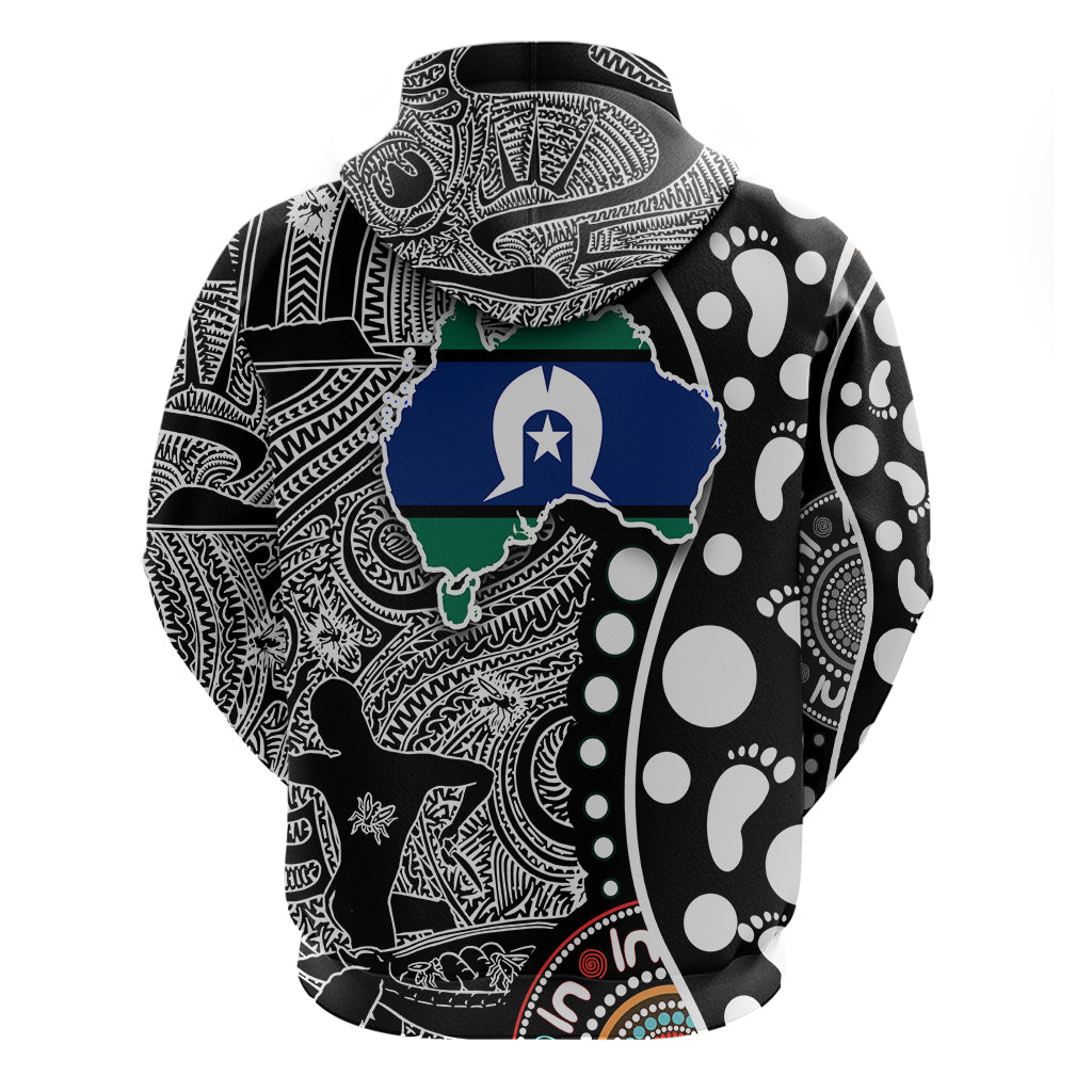 Torest Trait Islands Map Mix Aboriginal Pattern Hoodie