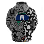 Torest Trait Islands Map Mix Aboriginal Pattern Hoodie