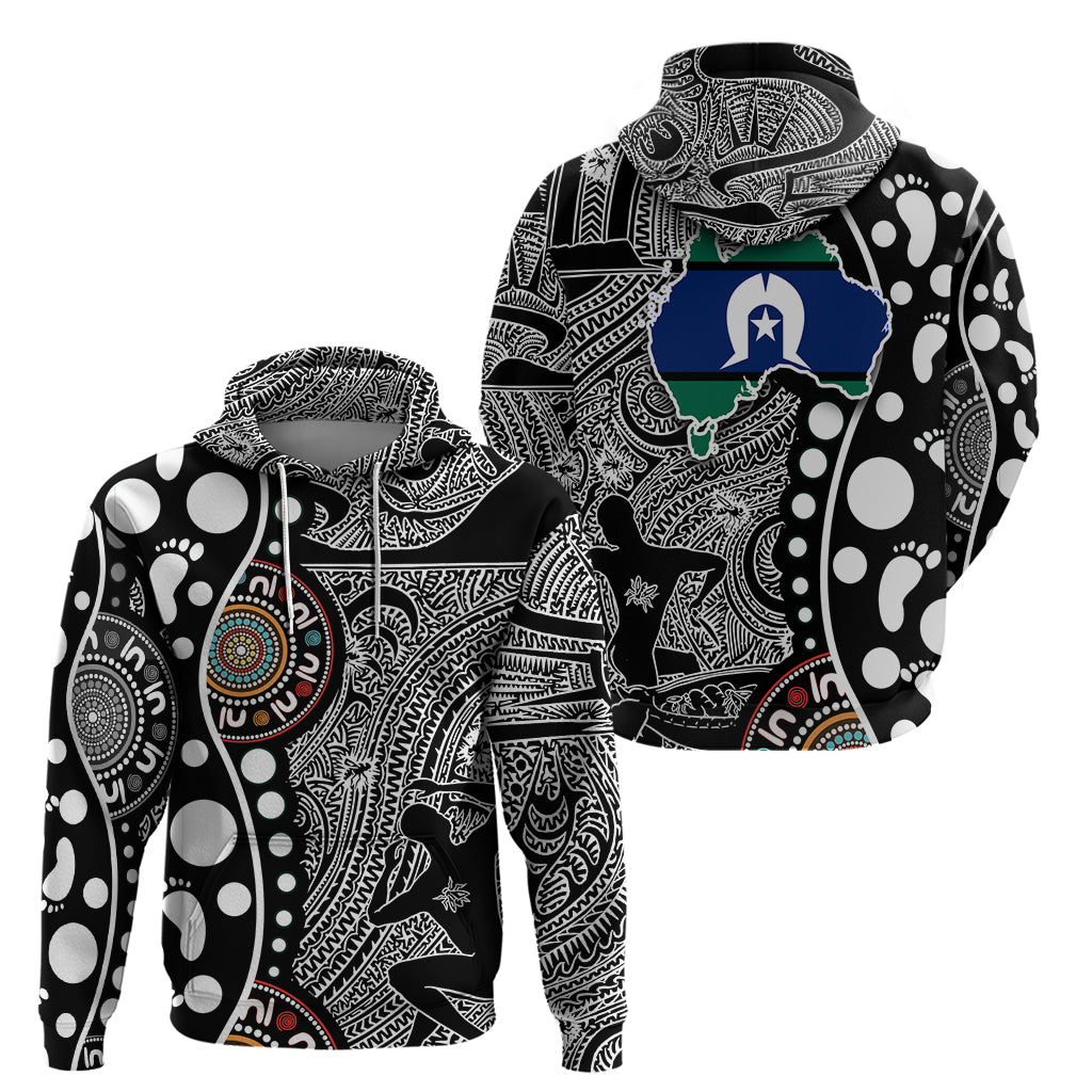 Torest Trait Islands Map Mix Aboriginal Pattern Hoodie