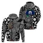 Torest Trait Islands Map Mix Aboriginal Pattern Hoodie