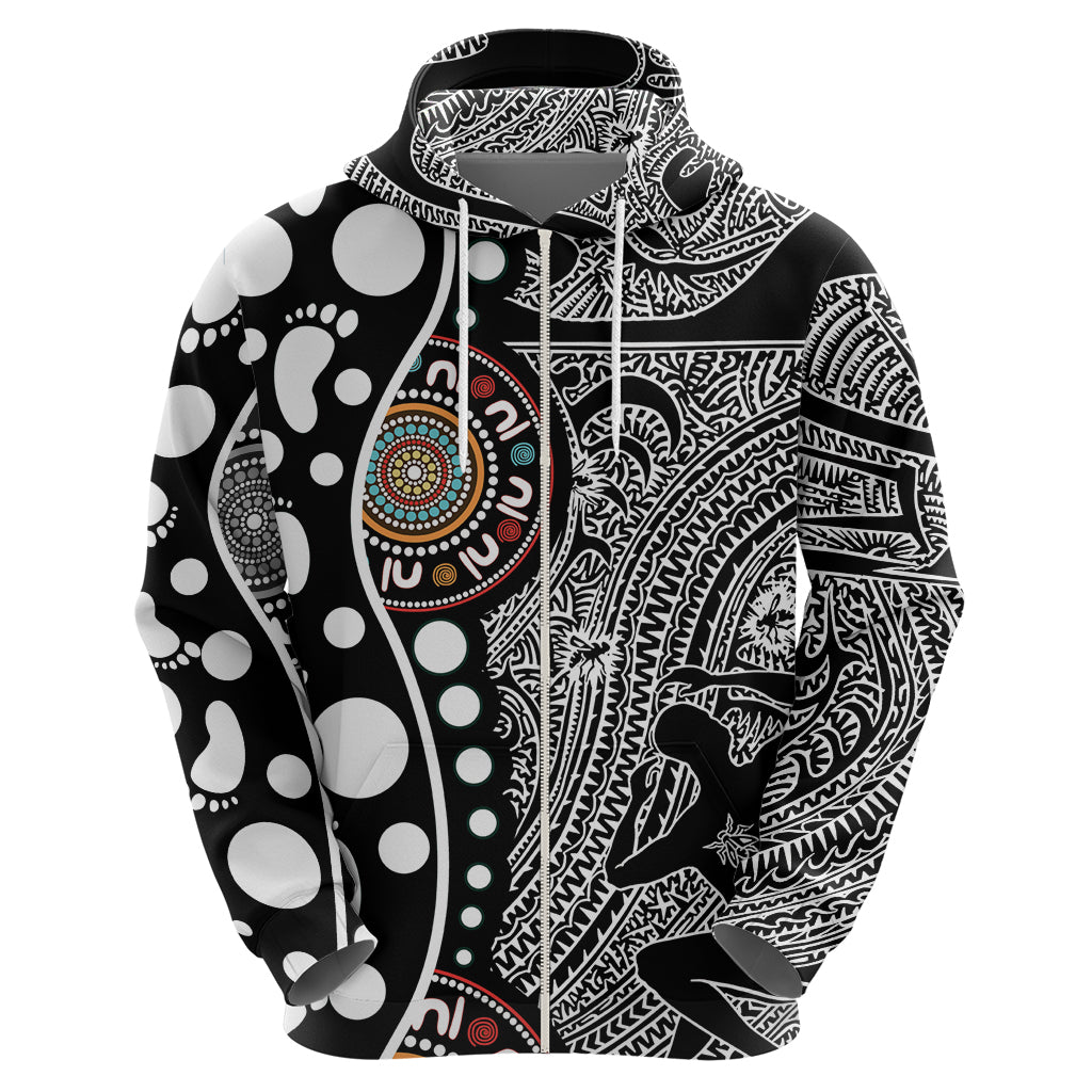 Torest Trait Islands Map Mix Aboriginal Pattern Hoodie