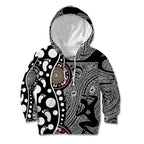 Torest Trait Islands Map Mix Aboriginal Pattern Kid Hoodie