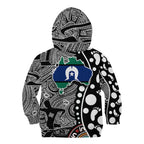 Torest Trait Islands Map Mix Aboriginal Pattern Kid Hoodie
