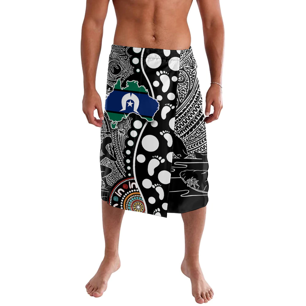 Torest Trait Islands Map Mix Aboriginal Pattern Lavalava