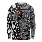 Torest Trait Islands Map Mix Aboriginal Pattern Long Sleeve Shirt