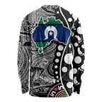 Torest Trait Islands Map Mix Aboriginal Pattern Long Sleeve Shirt