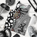 Torest Trait Islands Map Mix Aboriginal Pattern Men Tank Top