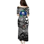 Torest Trait Islands Map Mix Aboriginal Pattern Puletasi