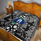 Torest Trait Islands Map Mix Aboriginal Pattern Quilt