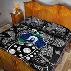 Torest Trait Islands Map Mix Aboriginal Pattern Quilt Bed Set
