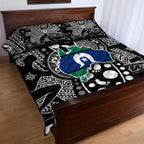 Torest Trait Islands Map Mix Aboriginal Pattern Quilt Bed Set