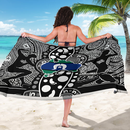 Torest Trait Islands Map Mix Aboriginal Pattern Sarong