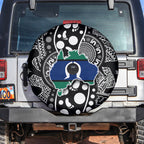 Torest Trait Islands Map Mix Aboriginal Pattern Spare Tire Cover