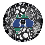 Torest Trait Islands Map Mix Aboriginal Pattern Spare Tire Cover