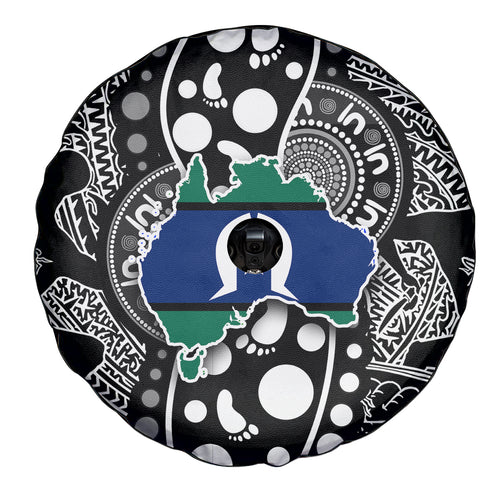 Torest Trait Islands Map Mix Aboriginal Pattern Spare Tire Cover