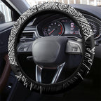 Torest Trait Islands Map Mix Aboriginal Pattern Steering Wheel Cover