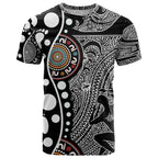 Torest Trait Islands Map Mix Aboriginal Pattern T Shirt