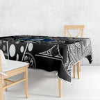 Torest Trait Islands Map Mix Aboriginal Pattern Tablecloth